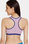 Zivame Girls Double Layered Non Wired Full Coverage Bralette - Star Lavender — thumbnail 2